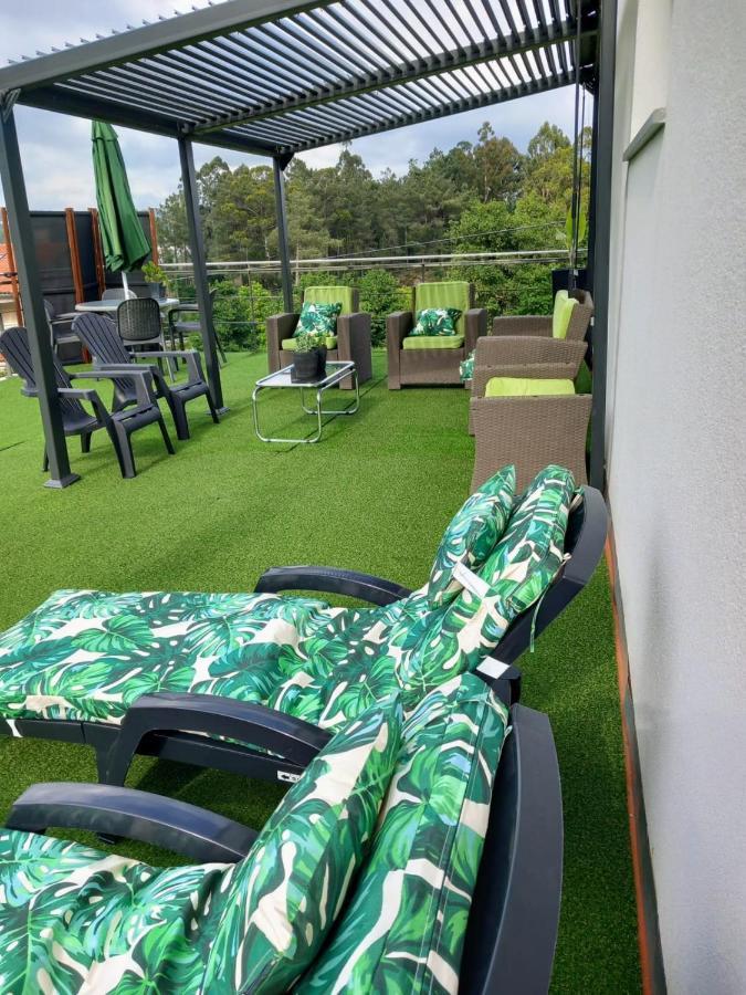 Casa Rocha Velha Con Terraza Y Piscina Particular Apartman Santiago de Compostela Kültér fotó