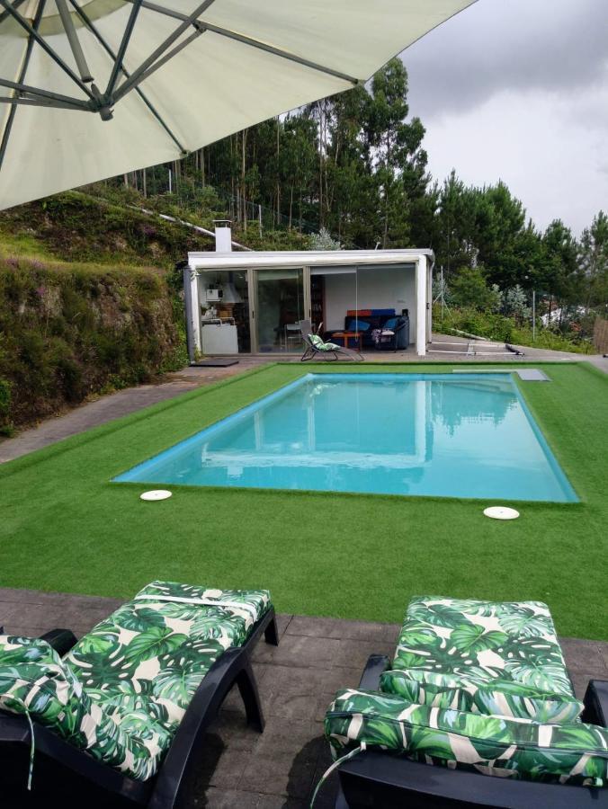 Casa Rocha Velha Con Terraza Y Piscina Particular Apartman Santiago de Compostela Kültér fotó